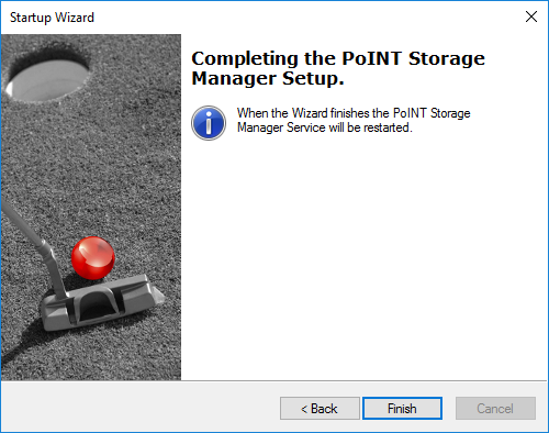 PoINT Storage Manager Upgrade (Screenshot)