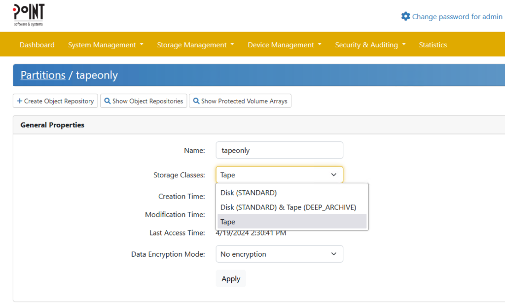 Auto-Tiering to Tape with Cloudian HyperStore and PoINT Archival Gateway